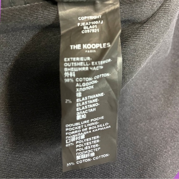 NWOT‼️The Kooples tapered relaxed fit jeans in black vintage wash. Size 27 👖 - Picture 11 of 11